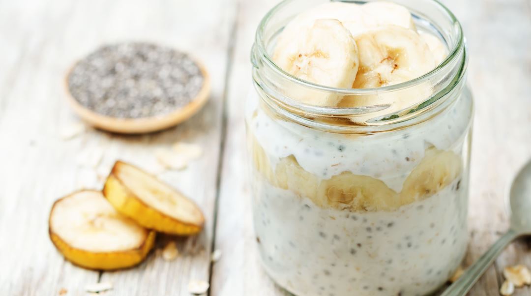 banana nut bread overnight oats