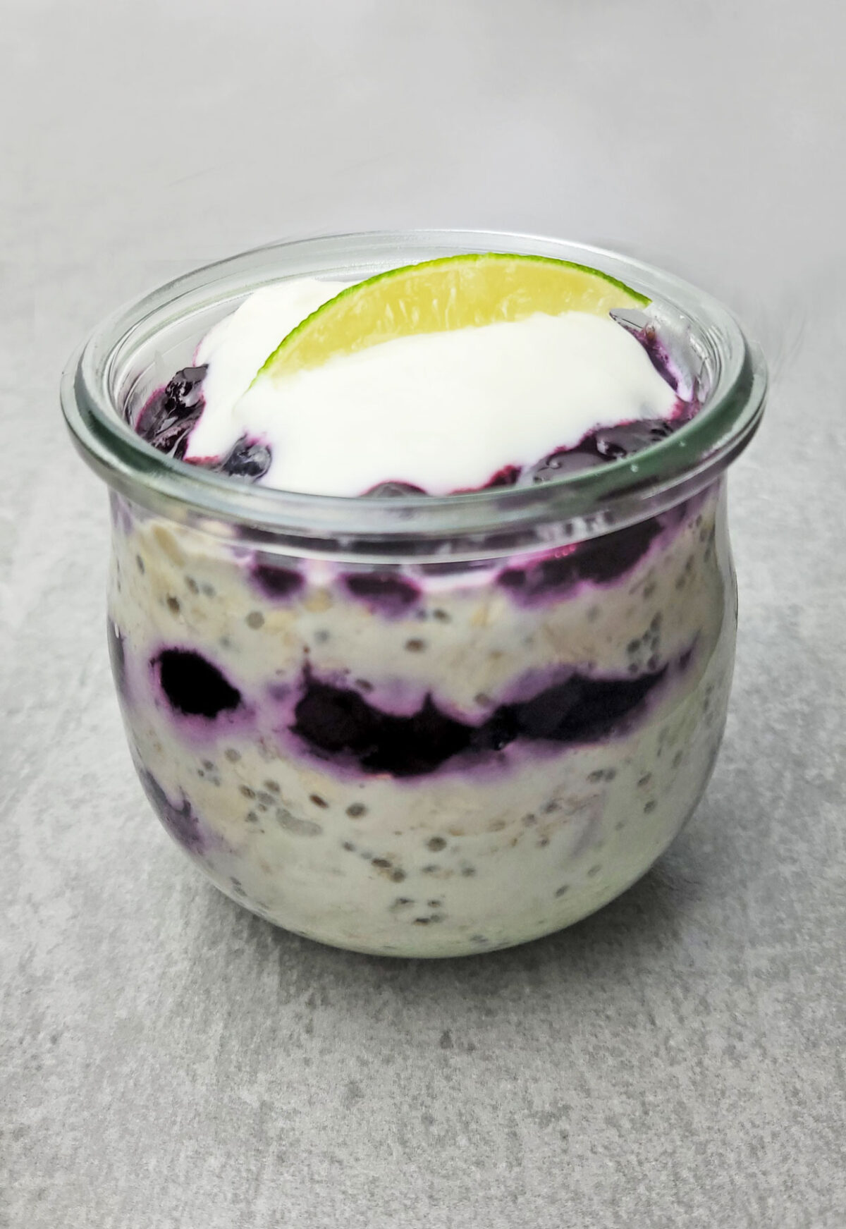 blueberry lime overnight oats recipe