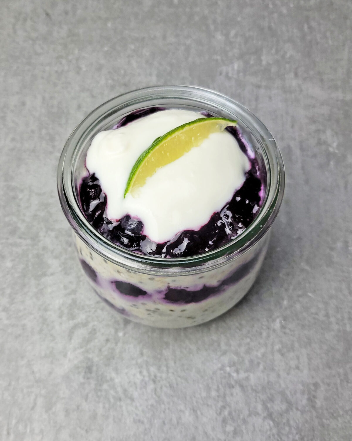 Blueberry Lime Overnight Oats Recipe