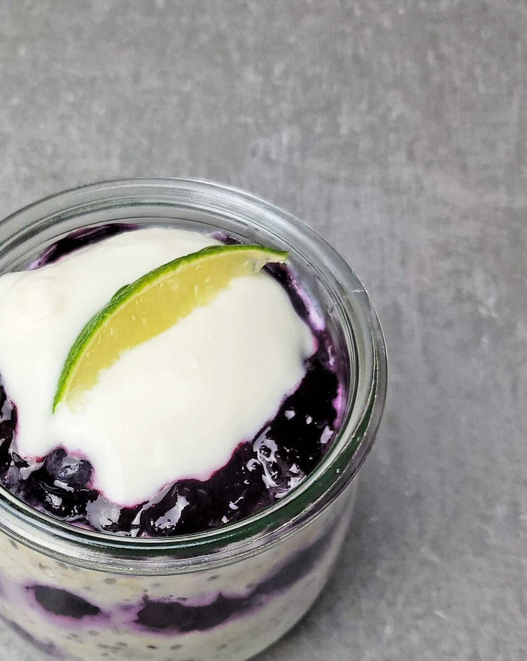 Blueberry Lime Overnight Oats Recipe