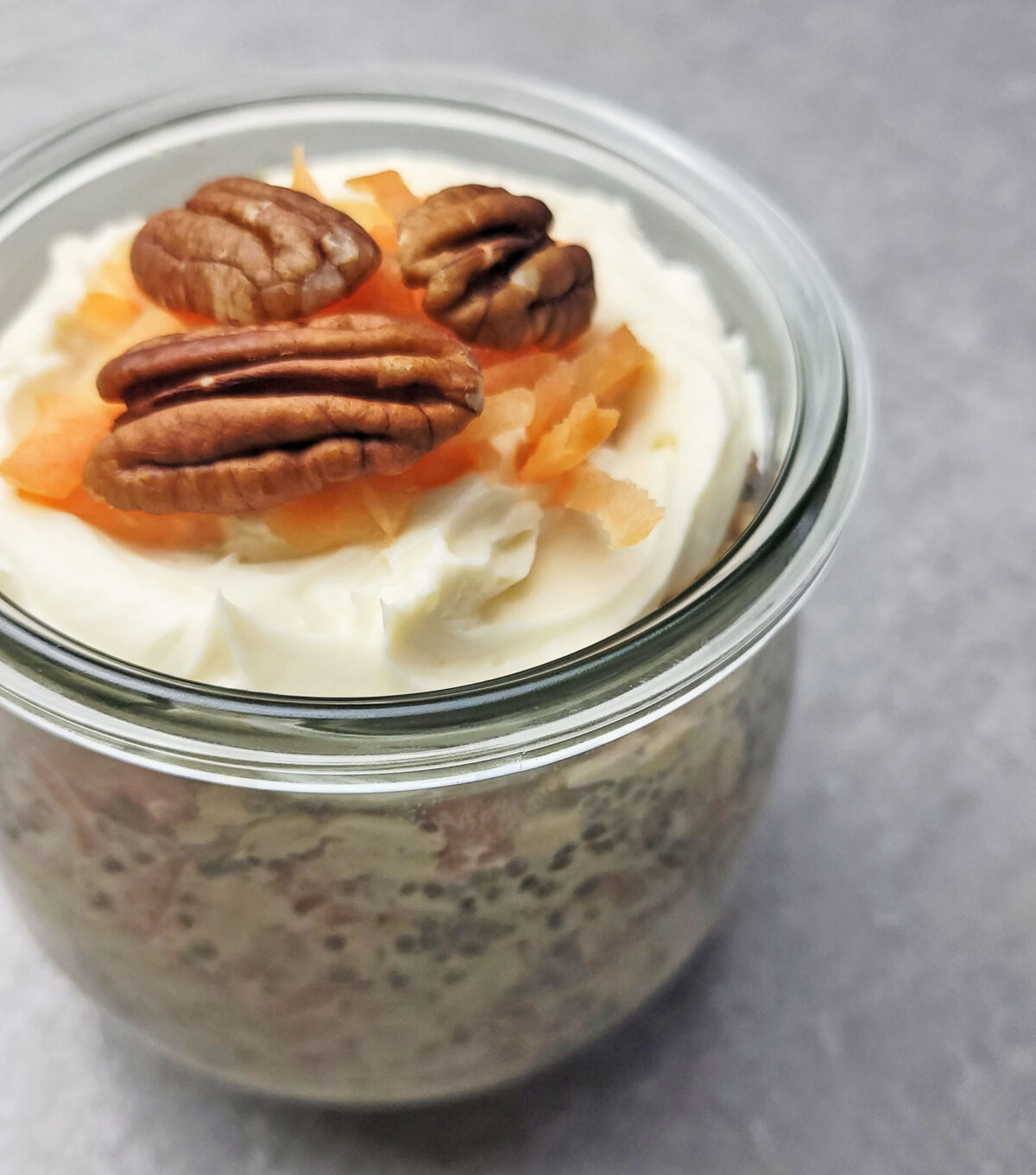 Carrot Cake Overnight Oats Recipe