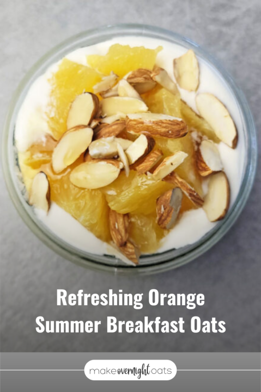 creamsicle overnight oats