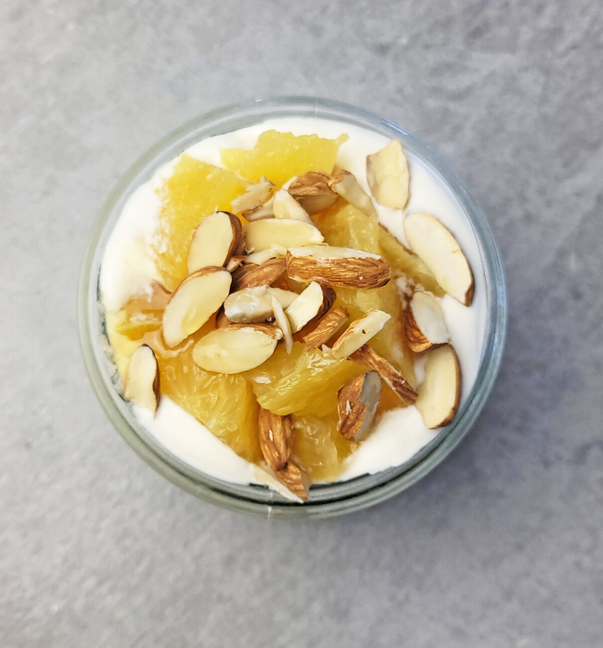 Creamsicle Overnight Oats Recipe with oranges and almonds