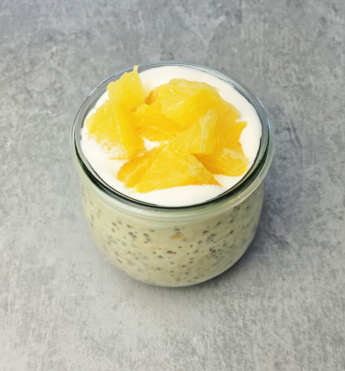 Creamsicle Overnight Oats Recipe with oranges and almonds