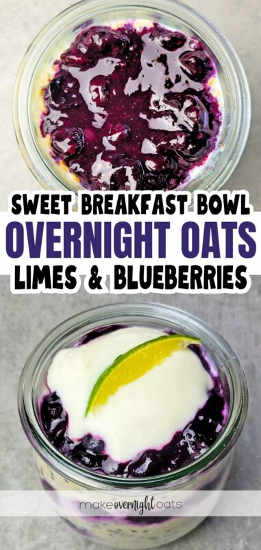 blueberry lime overnight oats