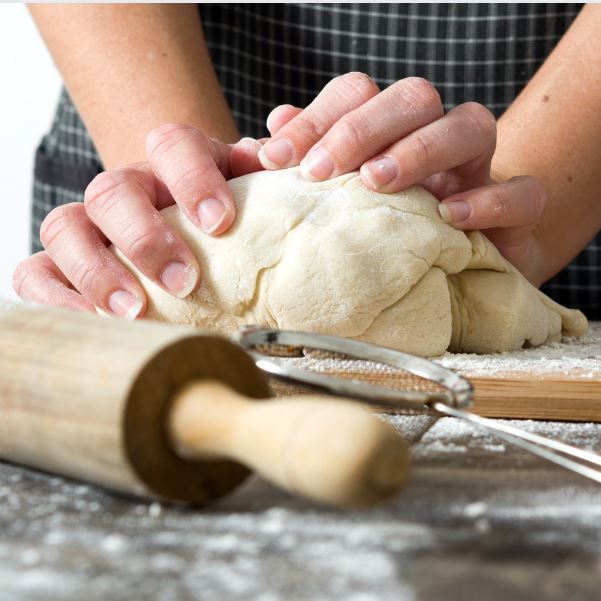 how to save money on groceries, make bread