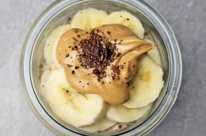 Peanut Butter & Banana Overnight Oats Recipe