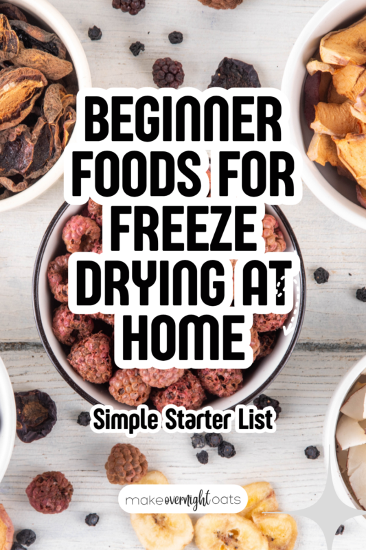 foods that can be freeze dried