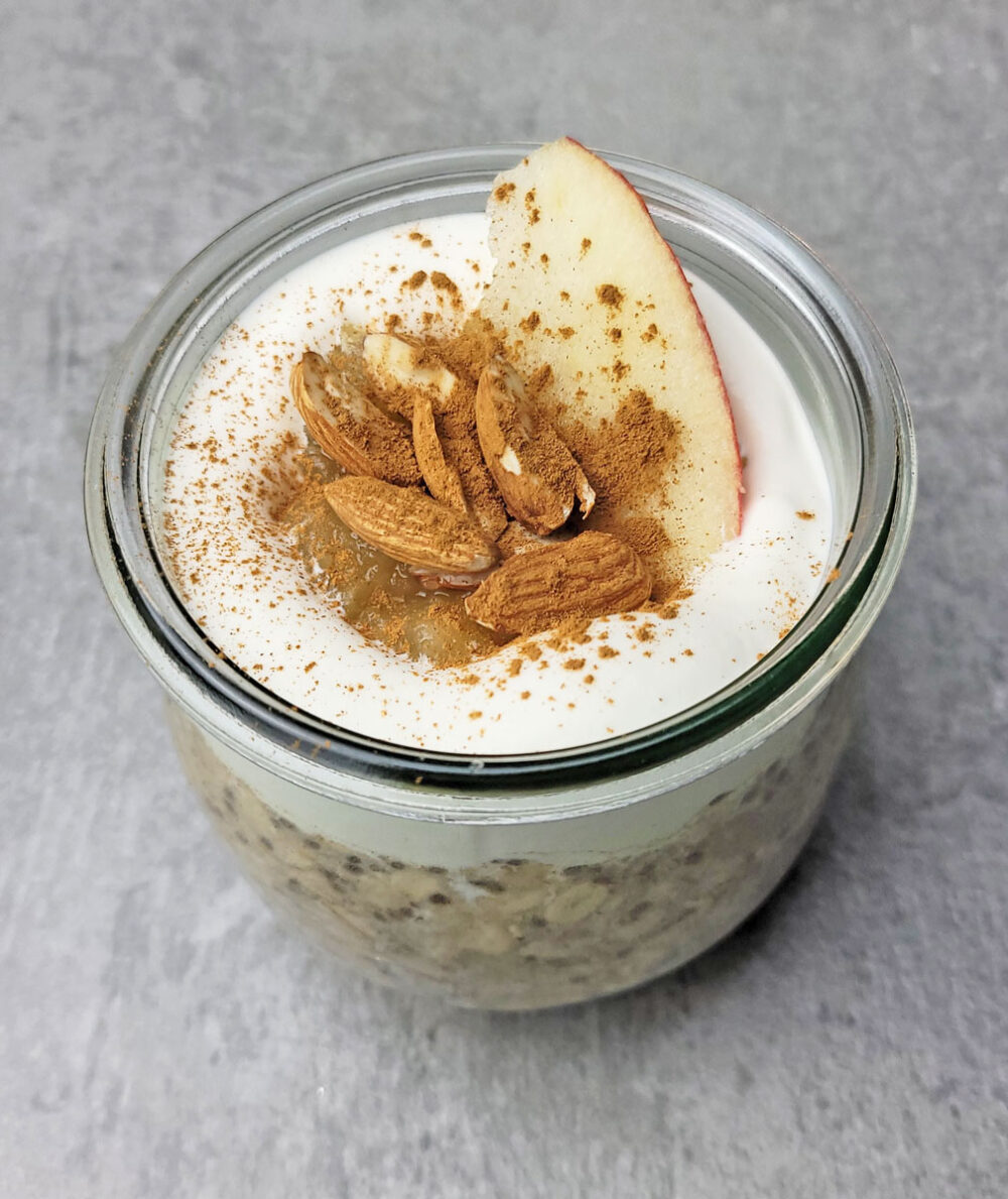 Apple Pie Overnight Oats Recipe