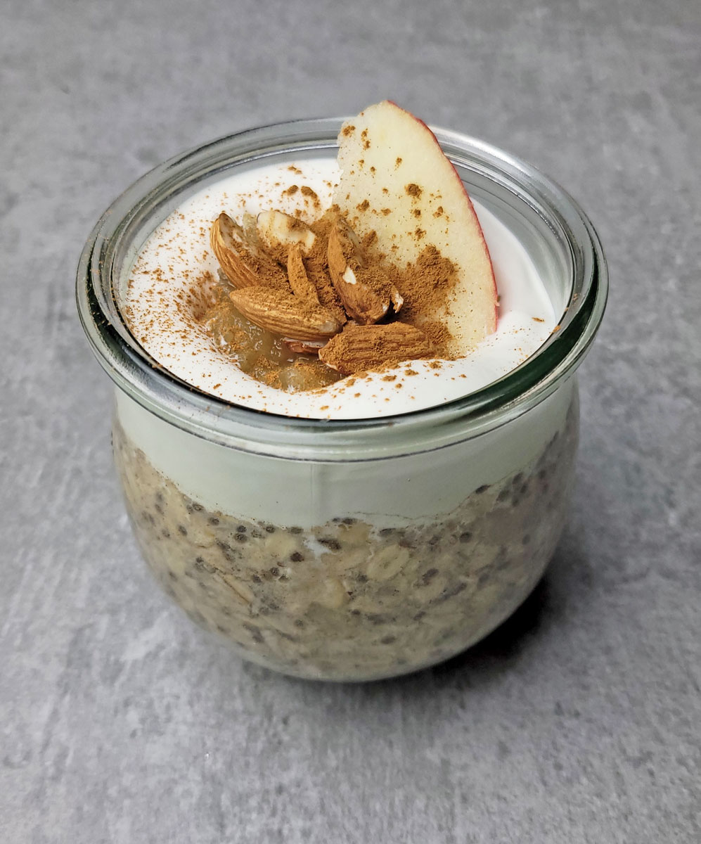 Apple Pie Overnight Oats Recipe