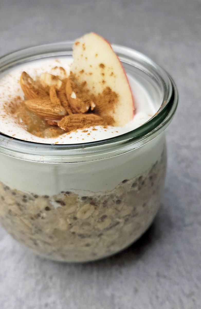 Apple Pie Overnight Oats Recipe