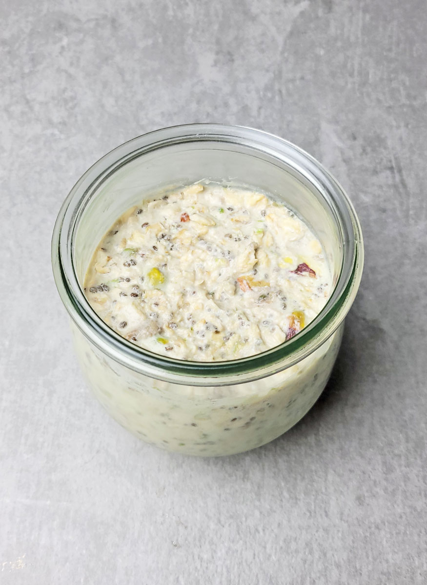 Avocado Lime Overnight Oats