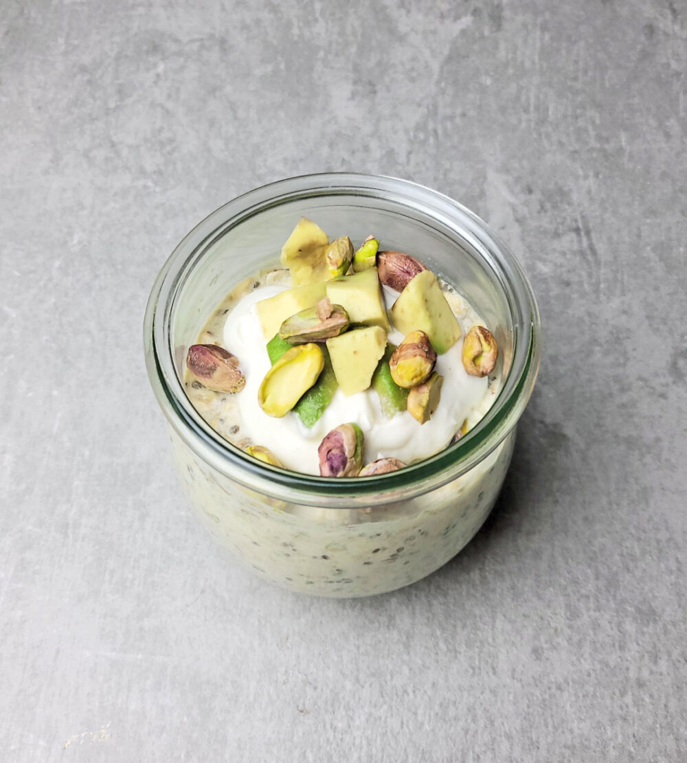 Avocado Lime Overnight Oats