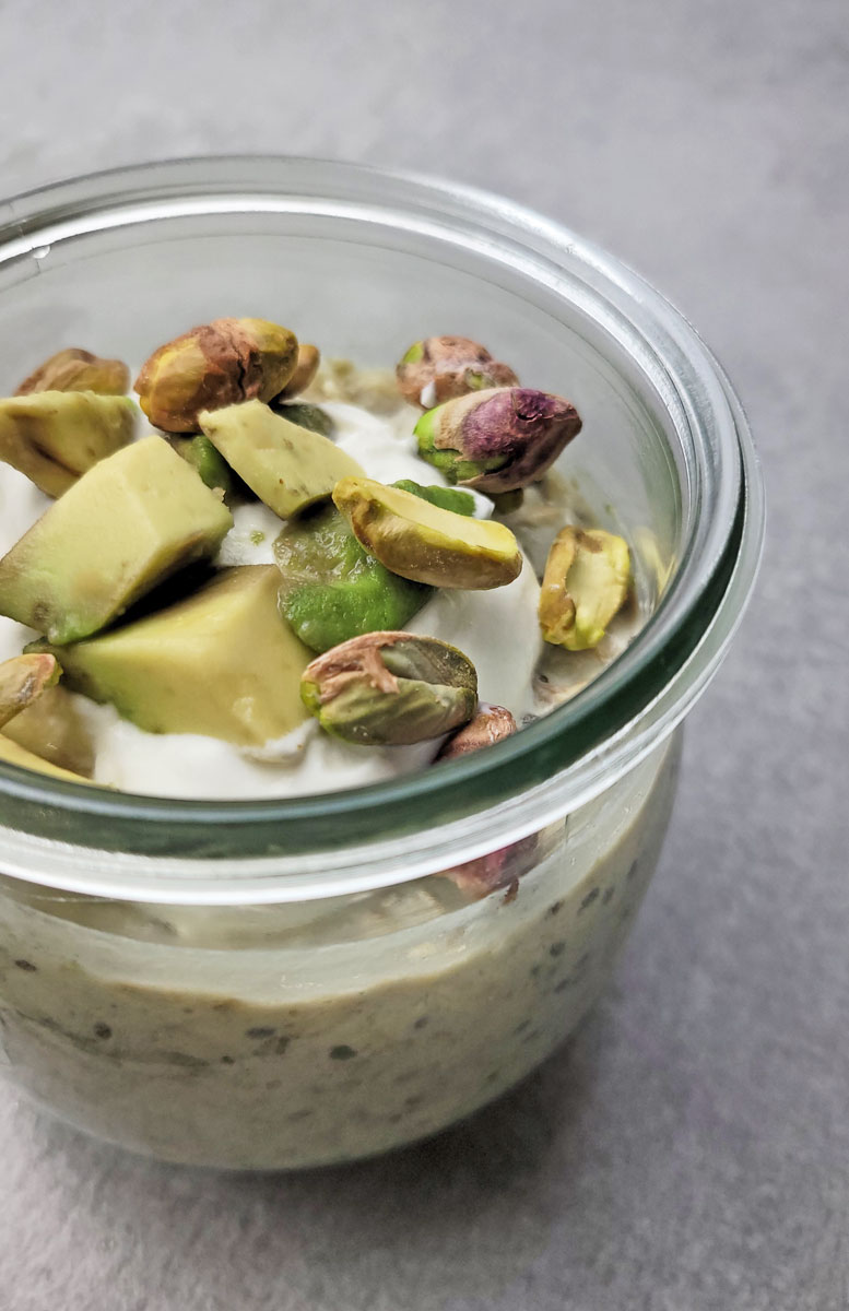 Avocado Lime Overnight Oats