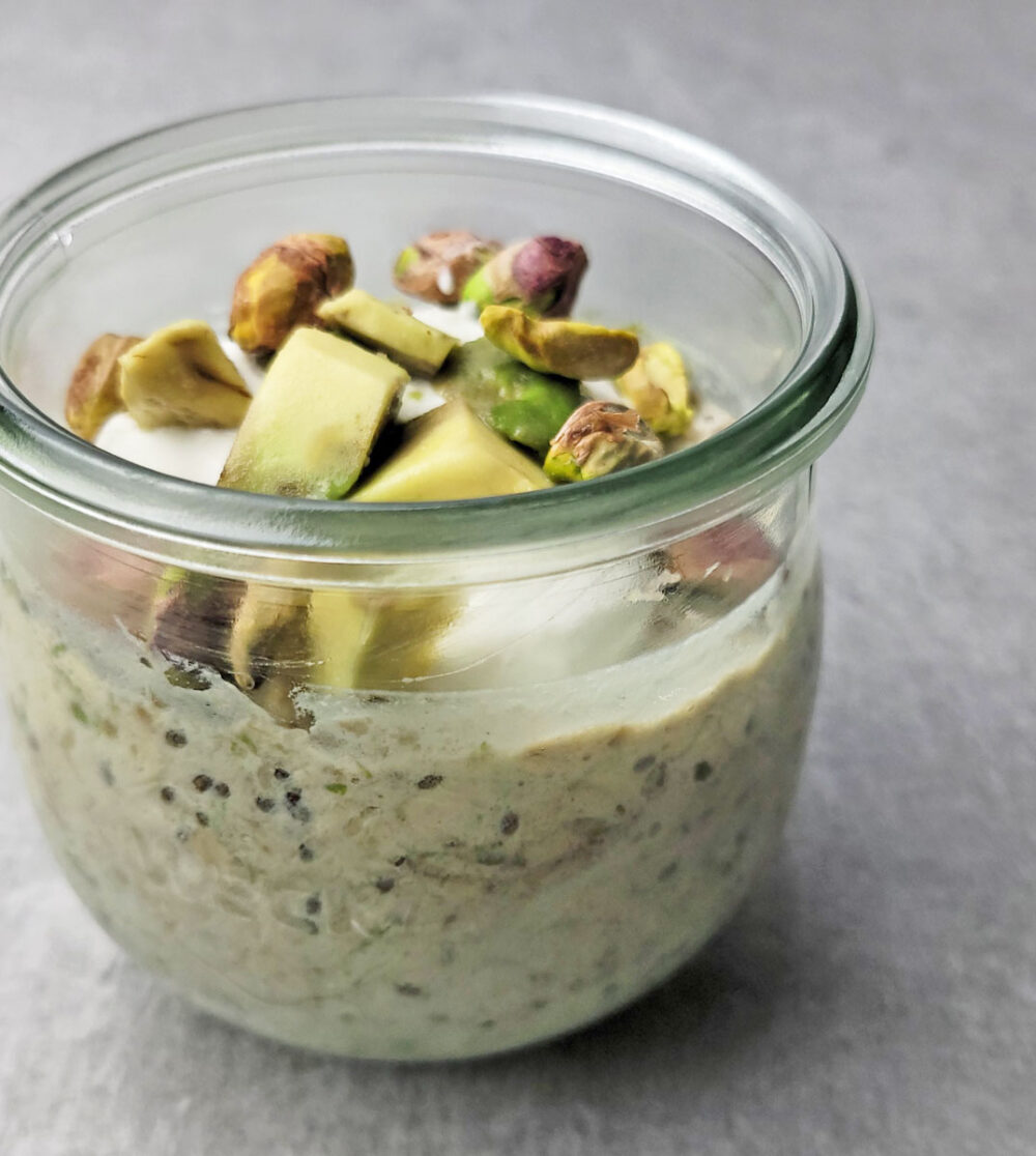 Avocado Lime Overnight Oats