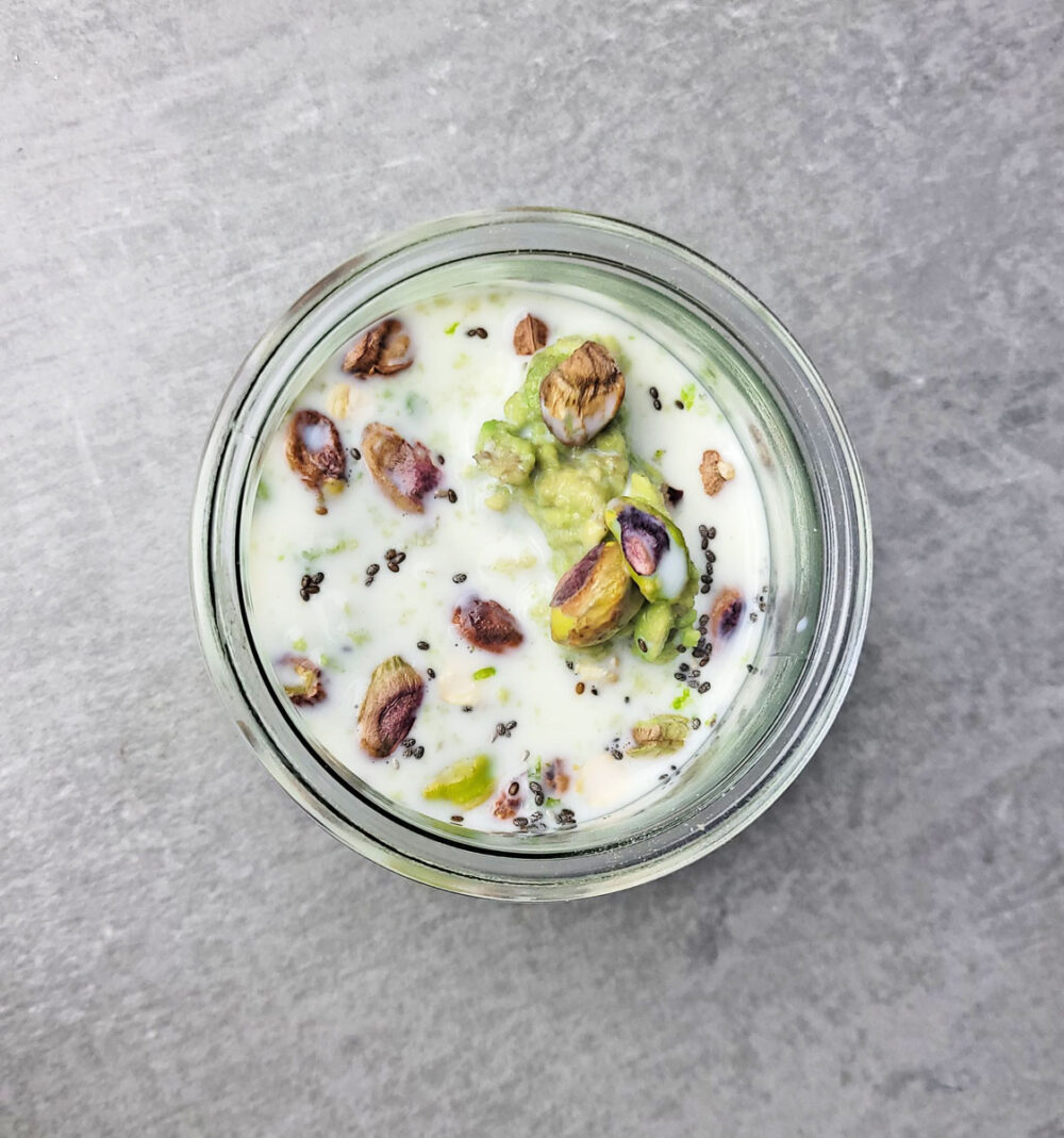 Avocado Lime Overnight Oats