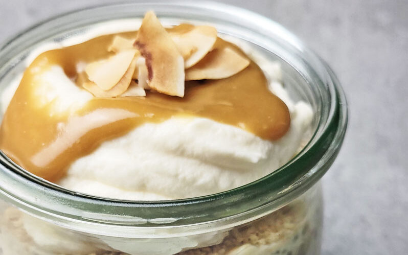 Banana Cream Pie Overnight Oats Recipe