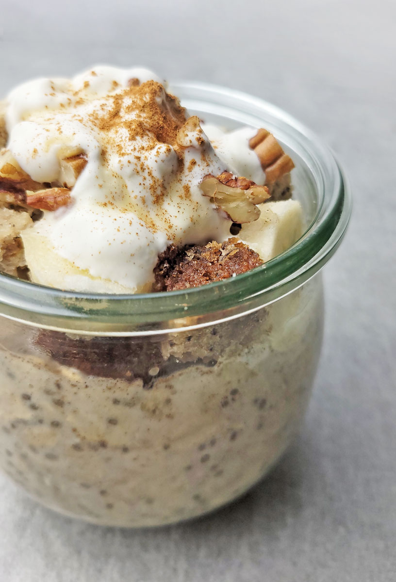 Banana Nut Bread Overnight Oats