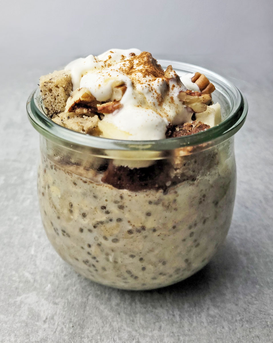 Banana Nut Bread Overnight Oats