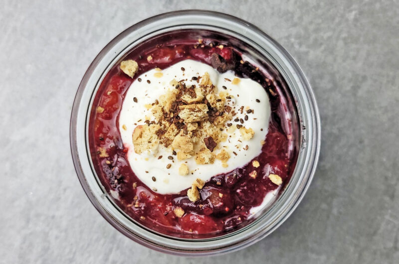 Christmas Jam Overnight Oats Recipe