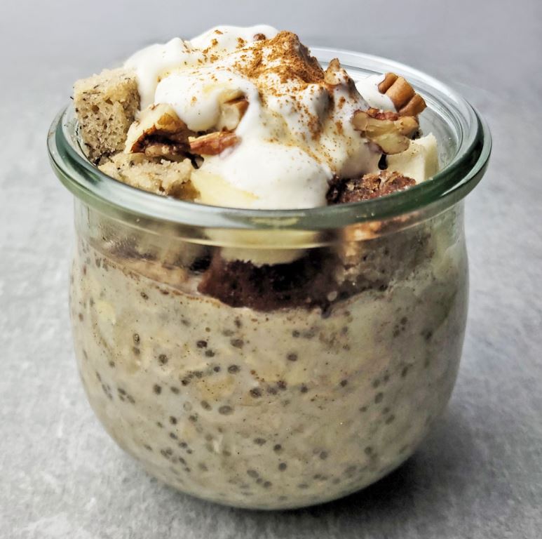 easy breakfast ideas banana nut bread overnight oats