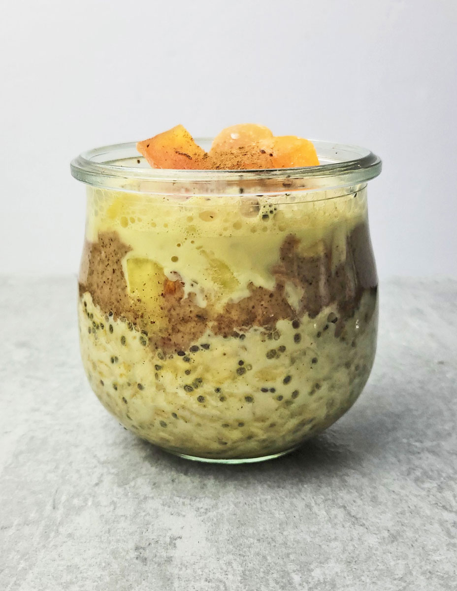 Golden Hour Overnight Oats Recipe [with video]