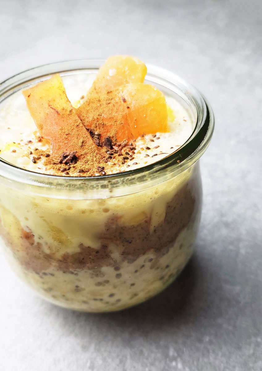 Golden Hour Overnight Oats recipe