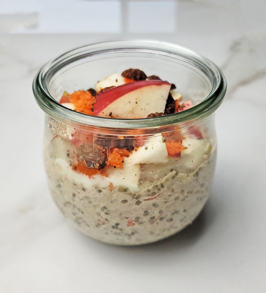 Apple Carrot Overnight Oats Recipe: ingredients