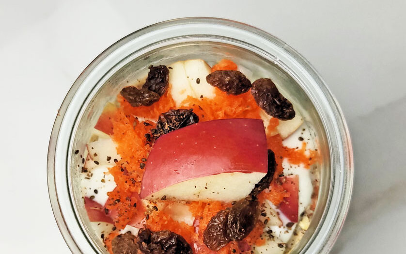 Apple Carrot Overnight Oats Recipe