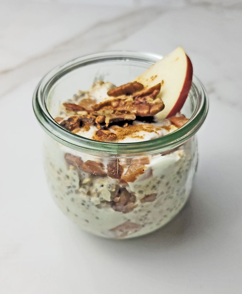 Baked Apple Overnight Oats Recipe