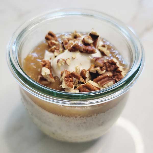 apple butter overnight oats