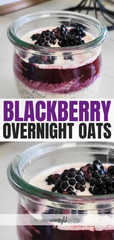 blackberry overnight oats