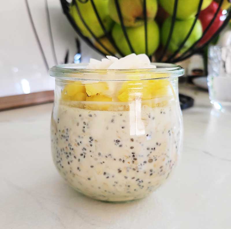 pineapple overnight oats recipe