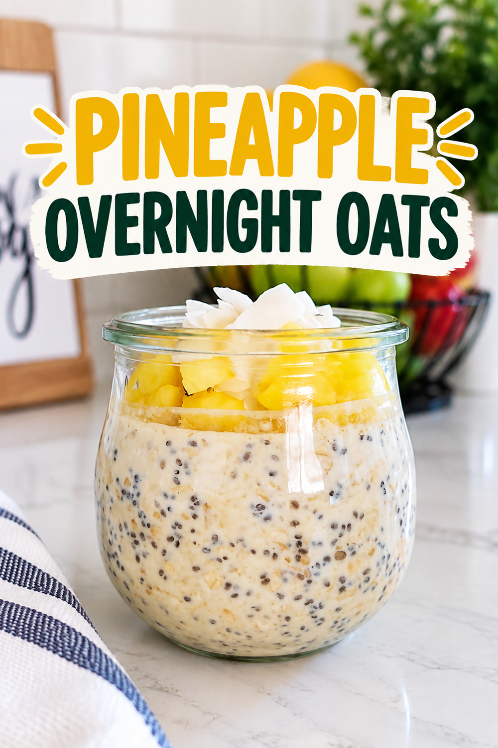 pineapple overnight oats