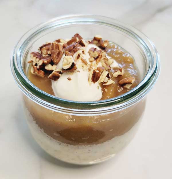 apple butter overnight oats