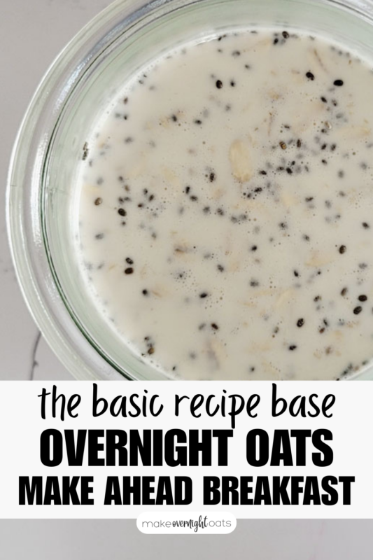 the basic recipe for overnight oats
