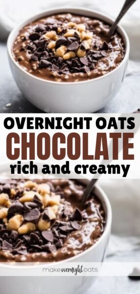 cocoa overnight oats pin