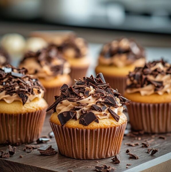 Chocolate Shavings Cupcakes