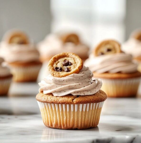 Chocolate Chip Cookie Cupcakes