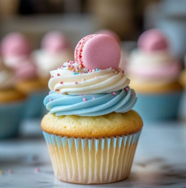 Macaron Cupcake