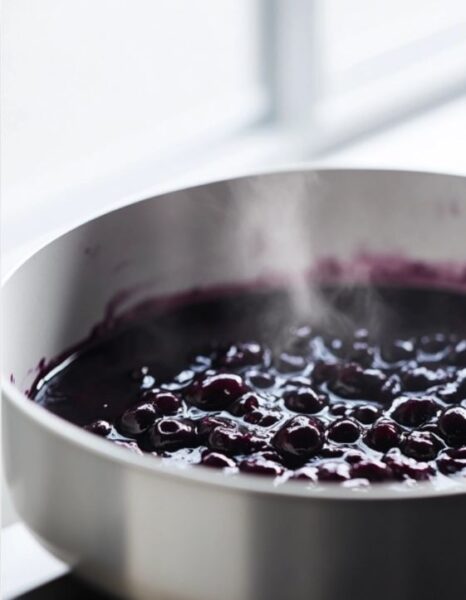 how to make blueberry sauce