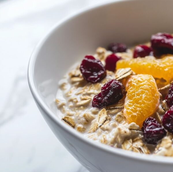 orange cranberry oatmeal