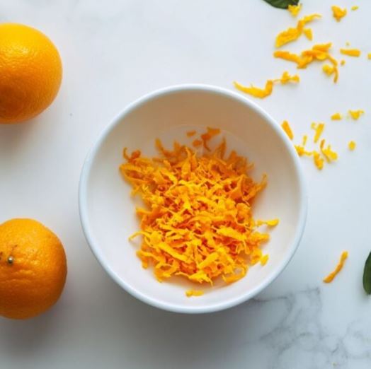 orange zest for Creamy Cranberry Walnut Oatmeal