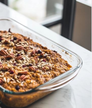 Baked Pumpkin Oatmeal Instructions