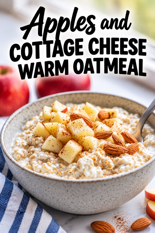 apples and cottage cheese warm oatmeal pin