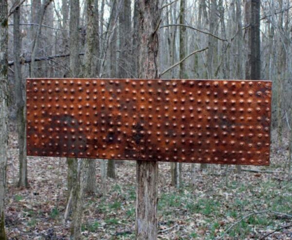 Hammered Copper Backsplash