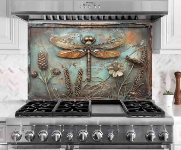 Modern Dragonfly Backsplash