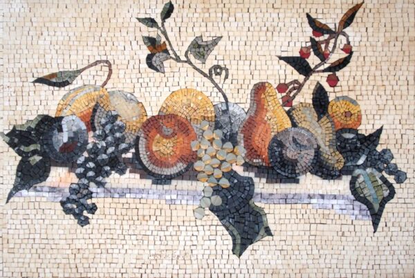 Mosaic Fruit Backsplash