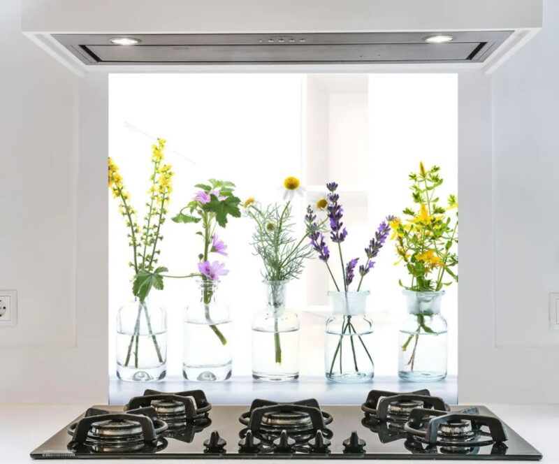 Aesthetic Plant Backsplash