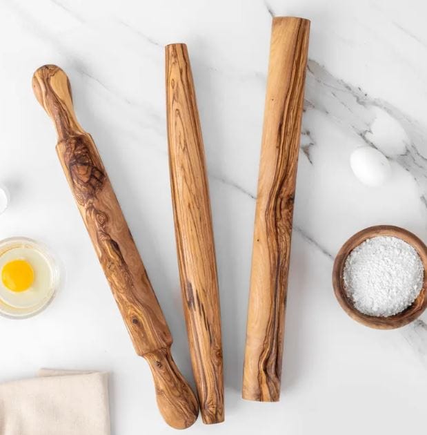olive wood rolling pin gift
